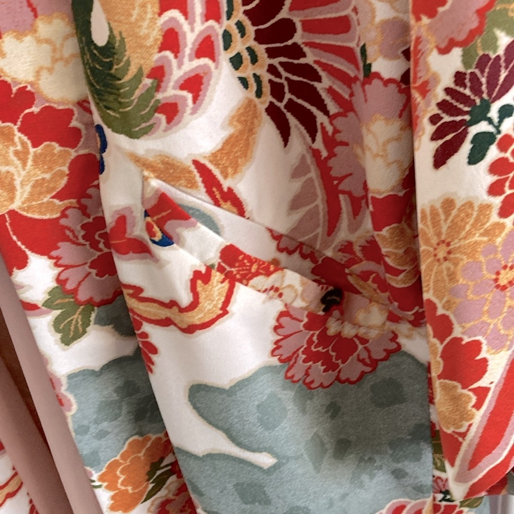ZARA TRF Floral Kimono Open Front Duster - Picture 7 of 11